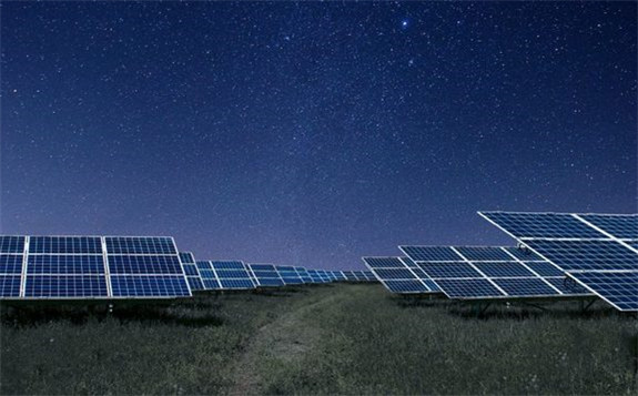 Trial marks the first time a UK solar farm has provided a reactive power balancing service to the electricity grid at night, developer claims