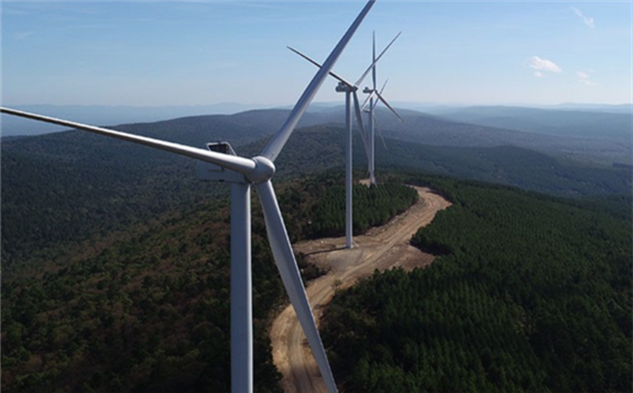 Photo: Southern Power’s Wildhorse Mountain Wind Facility