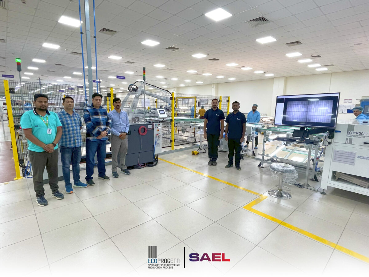 Ecoprogetti Delivers 300 MW Solar Panel Production Line to SAEL